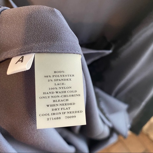 Ann Taylor PETITE Lace Trim Blouse - Picture 7 of 7